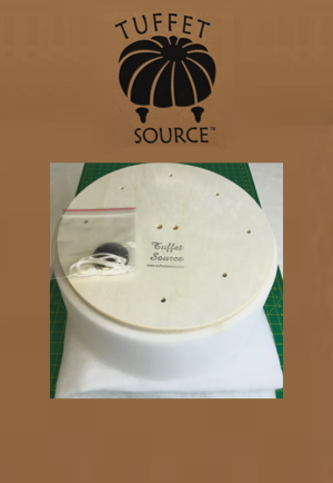 DIY Batting Tuffet Form Kit - No Feet