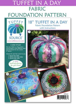 Tuffet In A Day Fabric Foundation Pattern